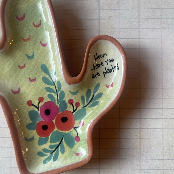 Natural Life Cactus Santa Fe Trinket Dish - Picture 4 of 10